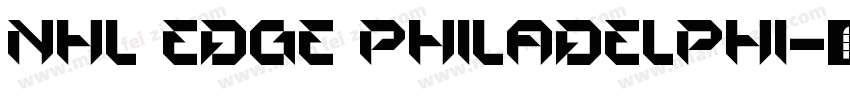 NHL Edge Philadelphi字体转换
